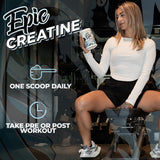 NutriFitt Creatine avant/après entraînement — parfait pour intégrer à votre routine