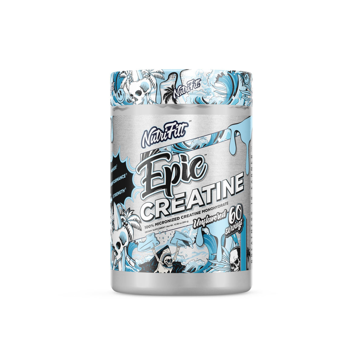 NutriFitt Creatine micronisée emballage — présentation pratique sans arôme pour démarrer