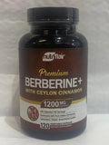 NutriFlair Berberine HCL 1200 mg — emballage écoresponsable et recyclable.