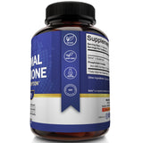 NutriFlair glutathione liposomal étiquette claire avec informations produit.