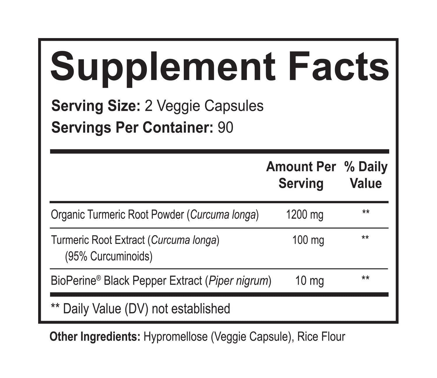 NutriFlair Curcuma Capsules, emballage: facile à repérer et à transporter.