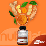 NutriFlair bouteille-capsules-180: flacon pratique pour prise quotidienne.