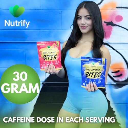Gommes Nutrify Créatine prêtes pour l'entraînement et récupération