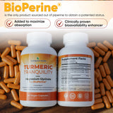 Nutriganix Turmeric Tranquility capuchon fermeture: dosage précis et facilité d'ouverture.
