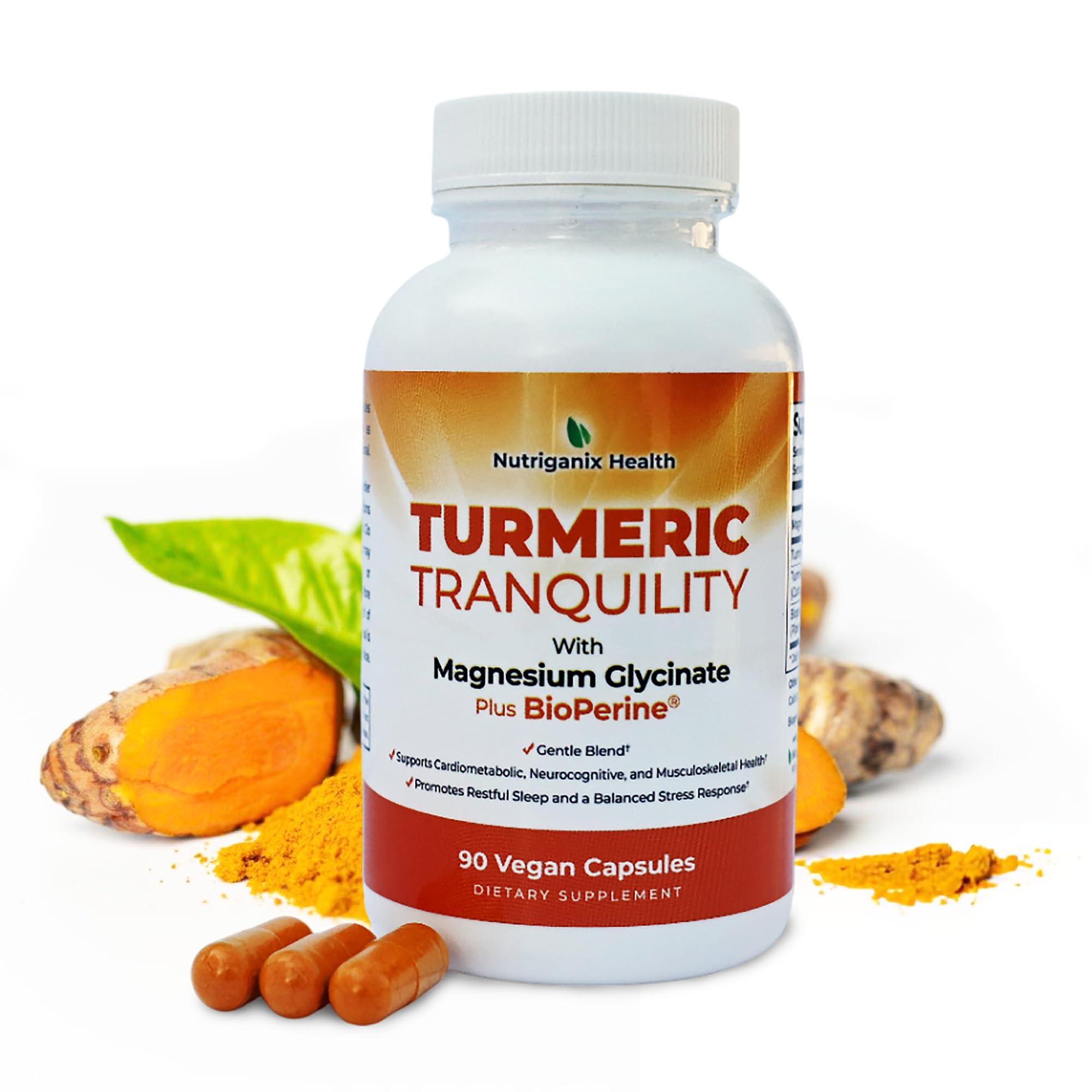 Nutriganix Turmeric Tranquility symbole bien-etre: idee cadeau apaisant.