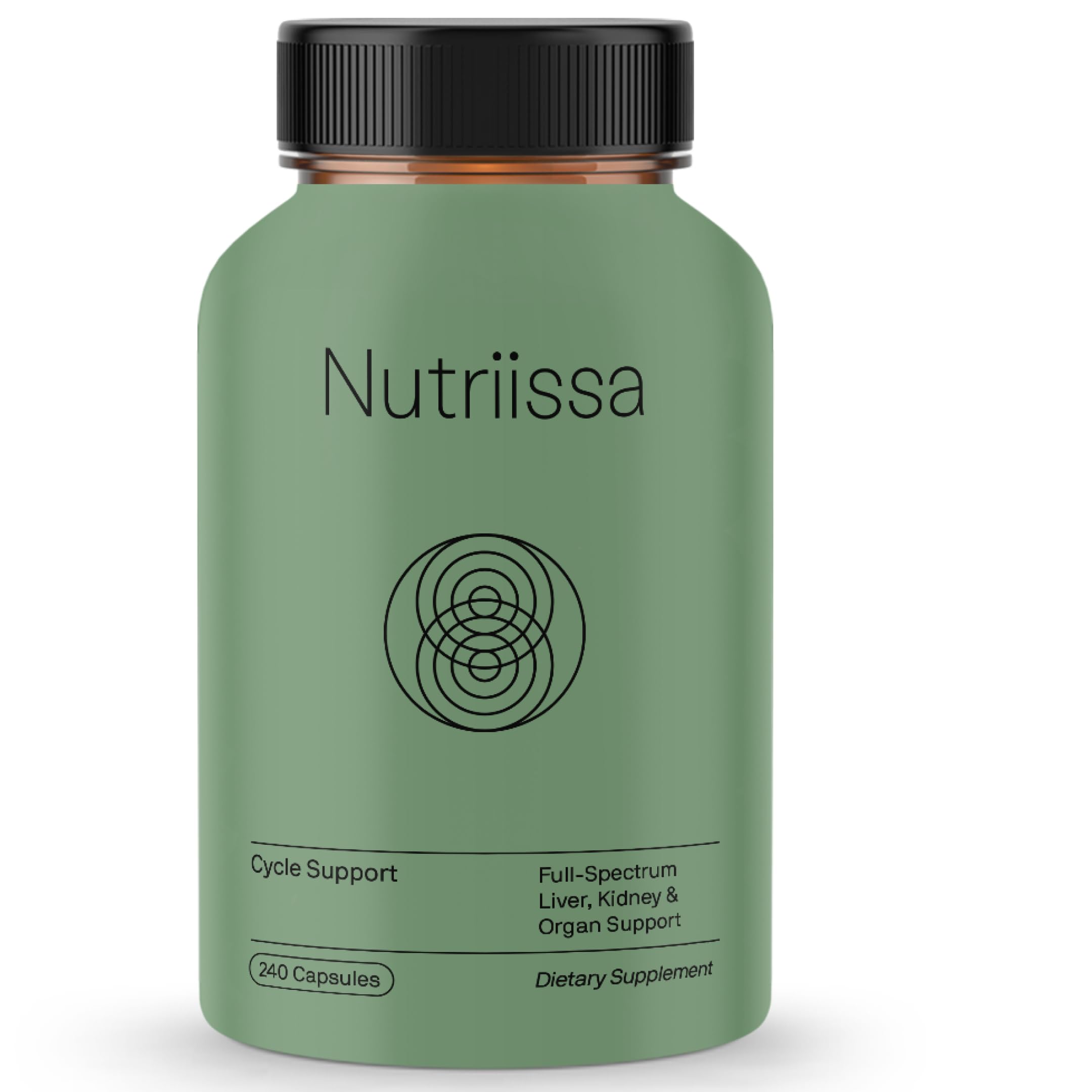 Nutriissa Cycle Support – bouteille sur fond blanc, detox foie pour sportifs.