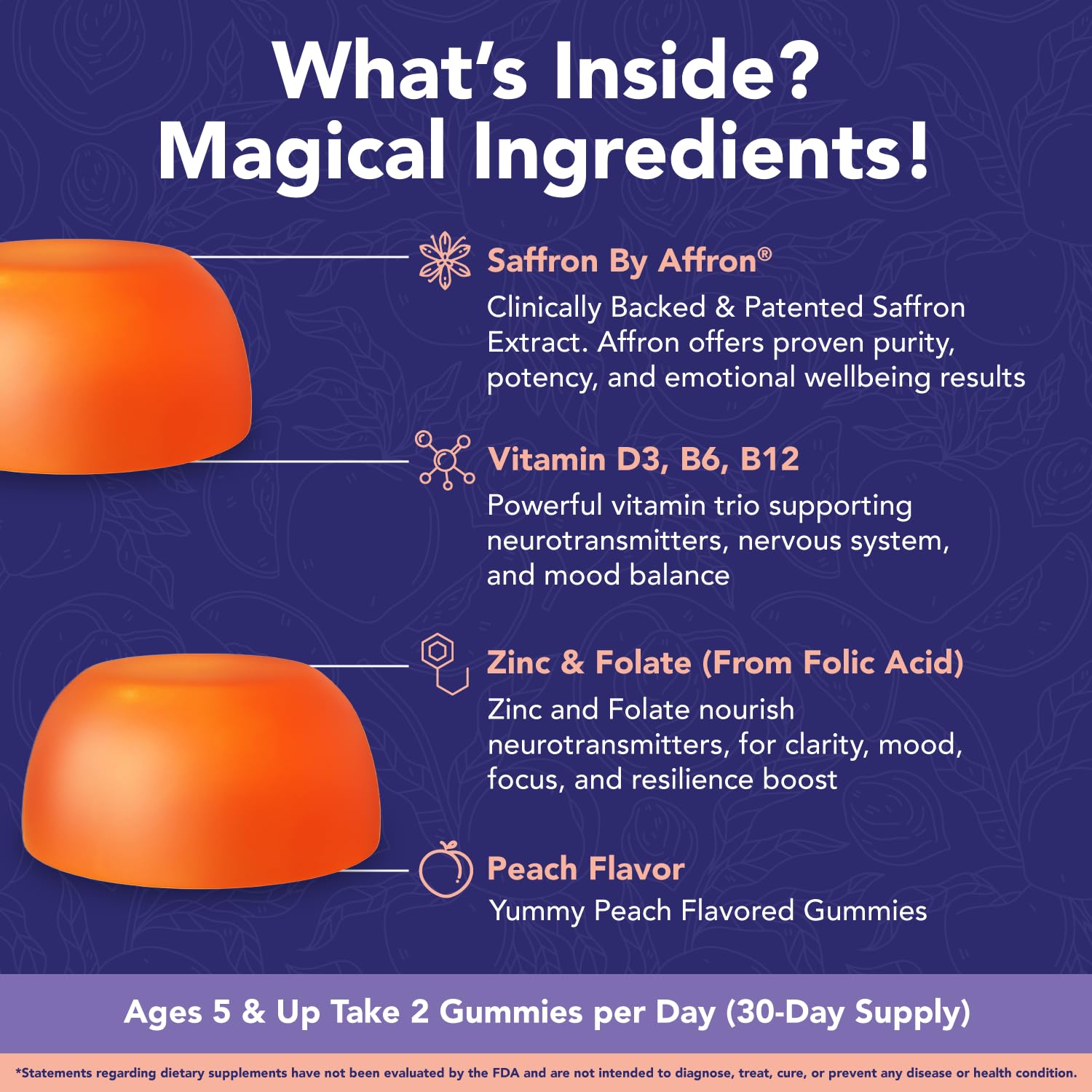 NutriMagic ingrédients clés D3 B6 B12 et zinc, apport nutritionnel quotidien.