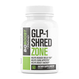Nutrimend IQ GLP-1 Shred Zone — bouteille vue, soutien potentiel à l'appétit durable
