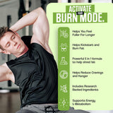 Nutrimend IQ Burn Max: capsules noires prêtes pour une prise quotidienne.