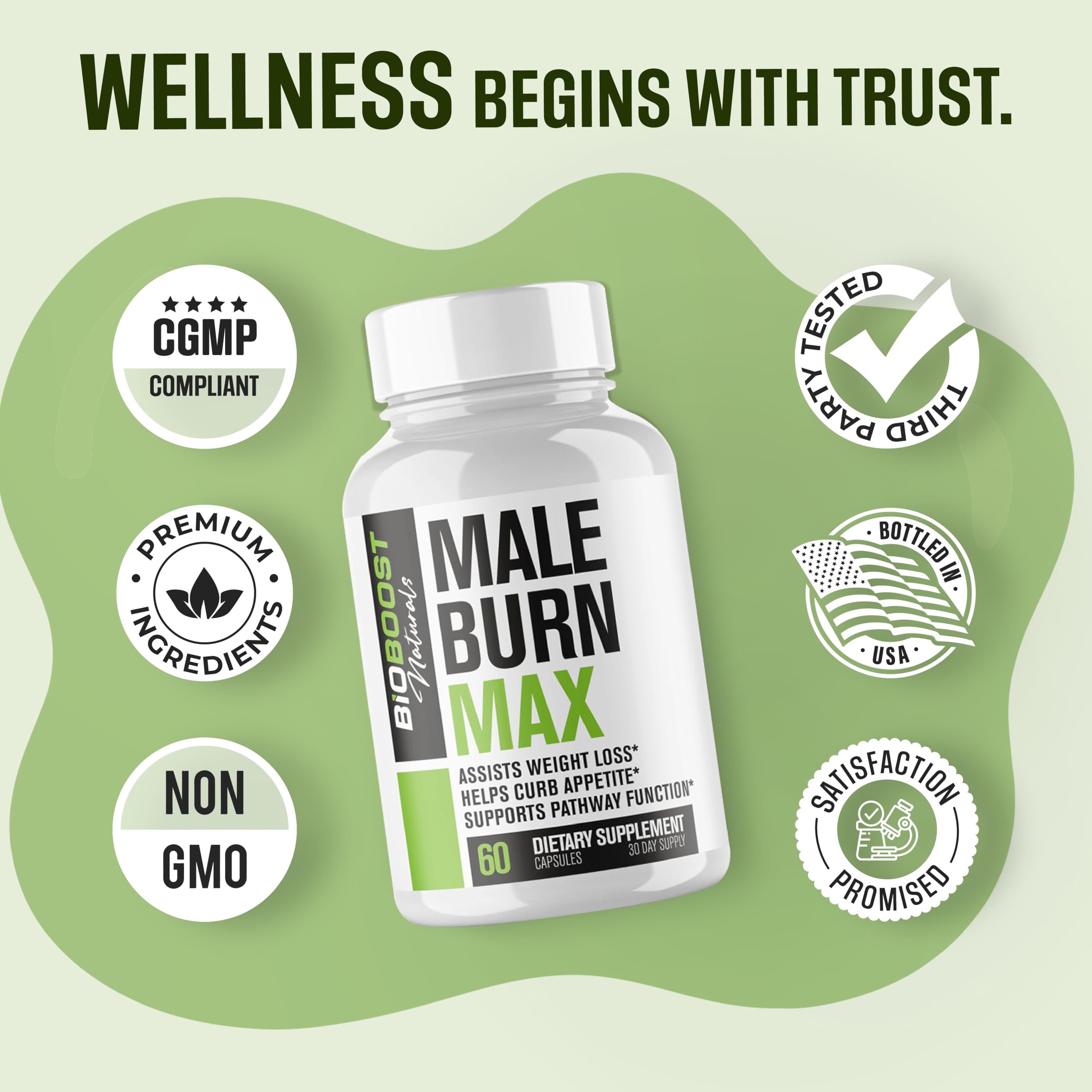 Nutrimend IQ Burn Max: visuel promouvant le contrôle des portions.