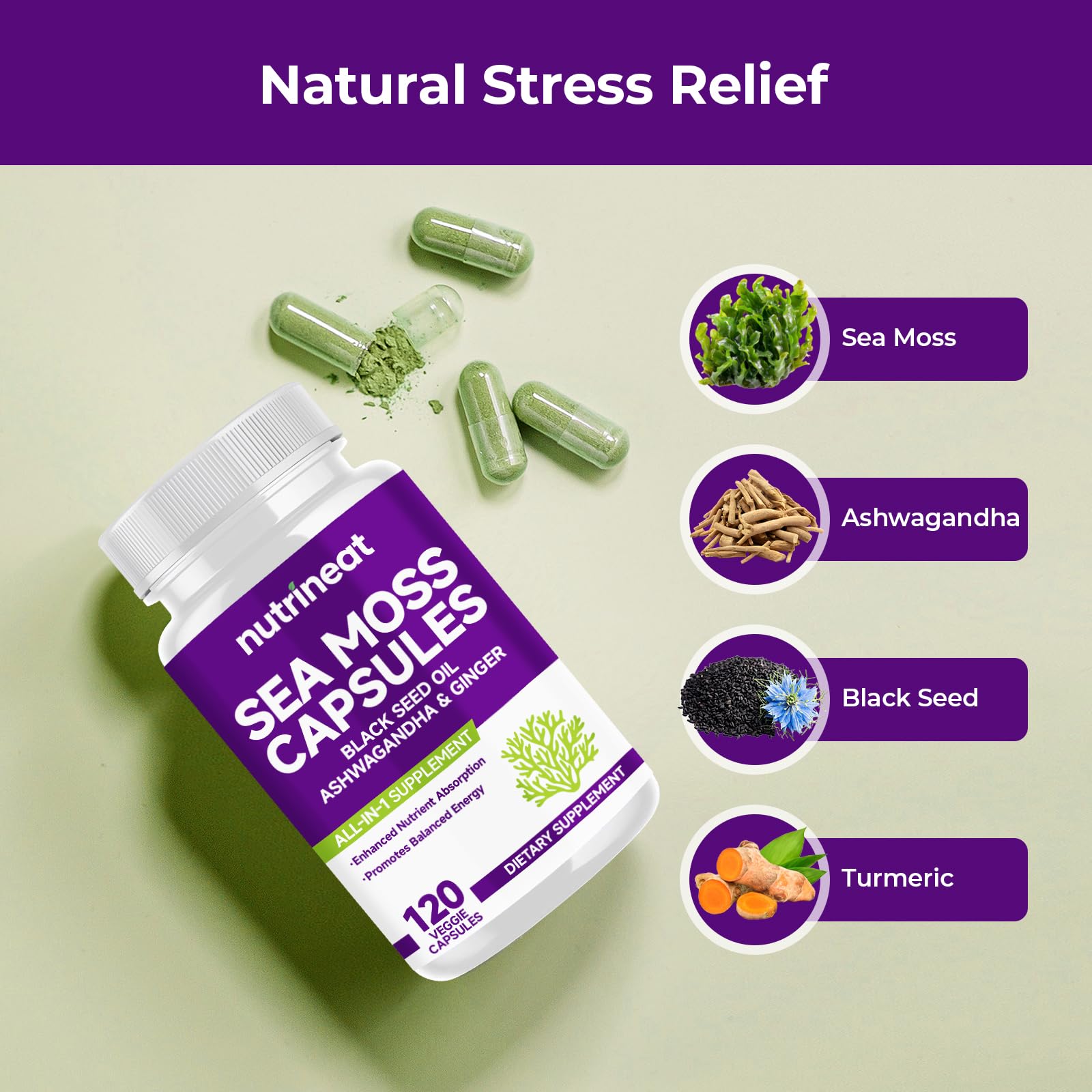 NutriNeat huile nigelle – flacon visible, suggérant un usage quotidien