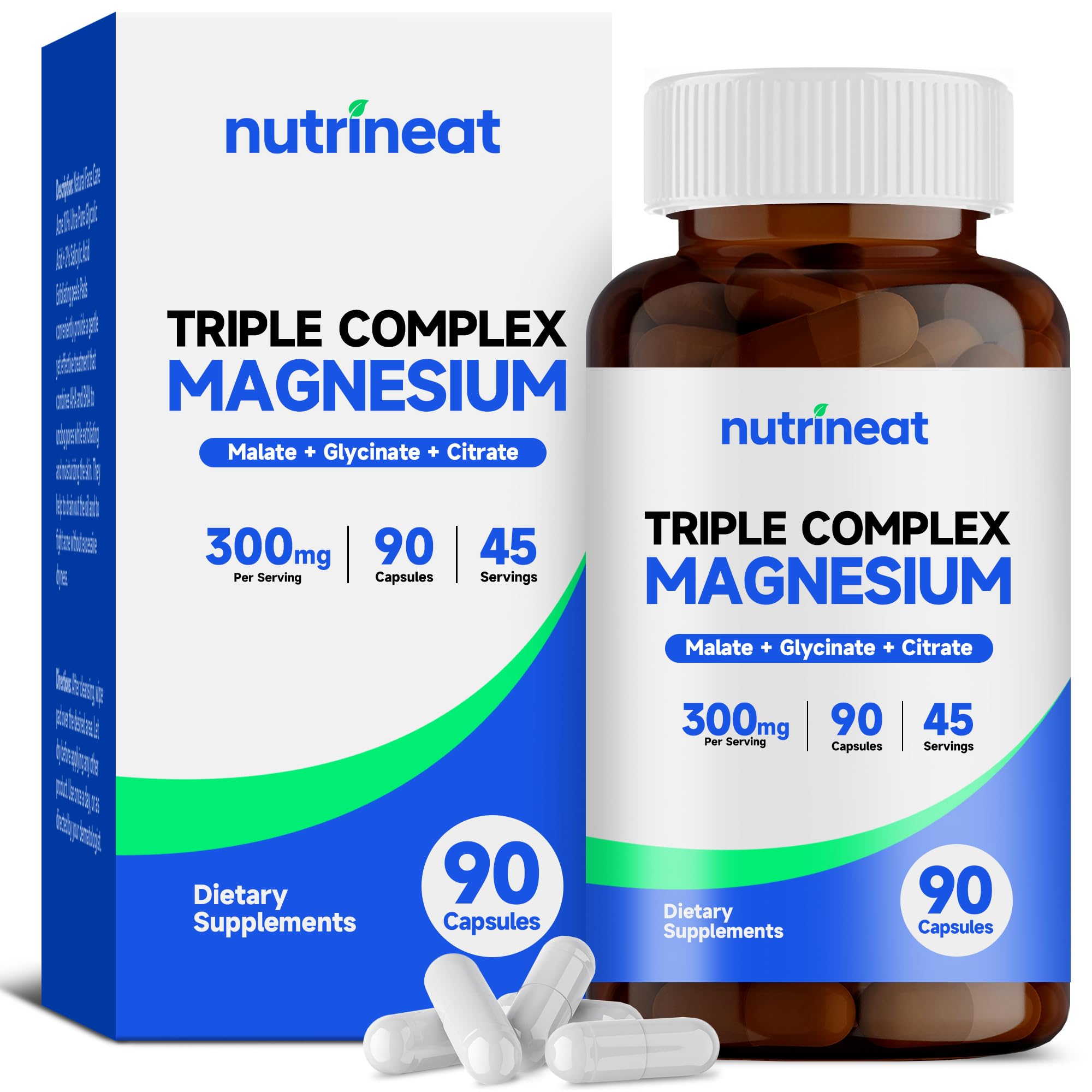 NutriNeat Triple Magnésium – bouteille prête à l’emploi pour soutenir muscles et nerfs.