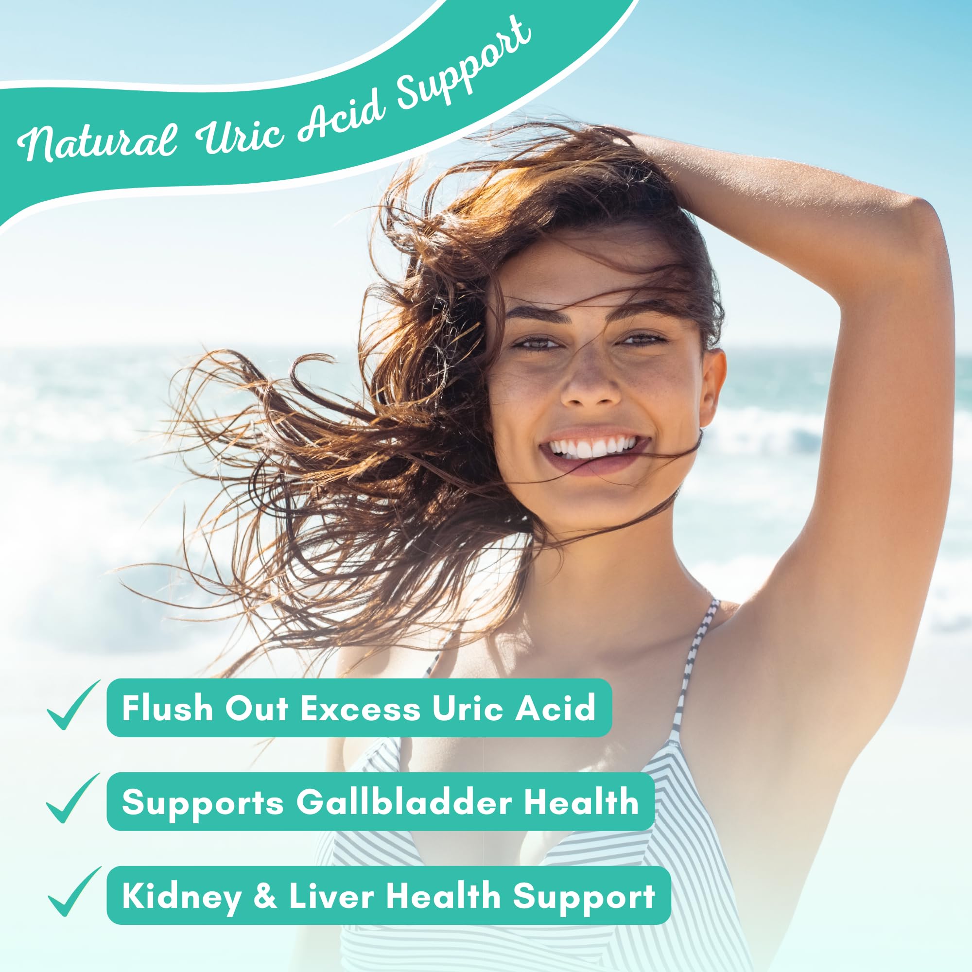 NutriONN Uric Acid Flush – comprimés végétaux, pratique pour les routines quotidiennes.