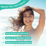 NutriONN Uric Acid Flush – comprimés végétaux, pratique pour les routines quotidiennes.