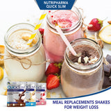 Nutripharma Quick Slim goût Fraise Crème, douceur fruitée et légère.