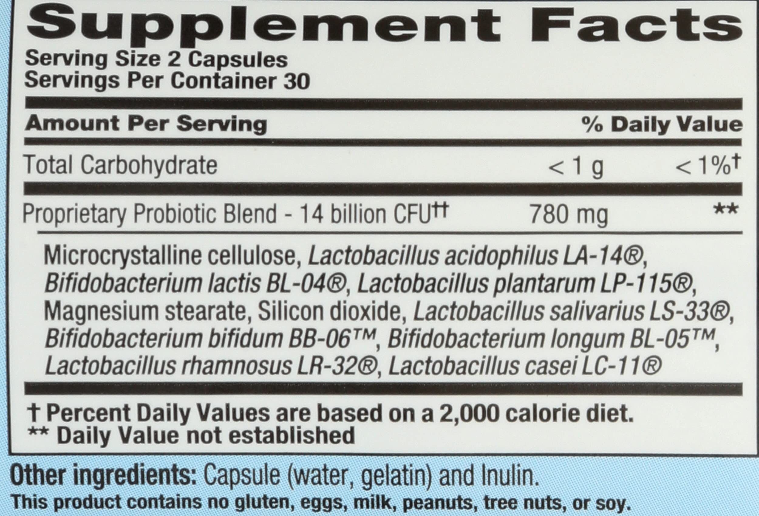 Nutrition Now PB8 Acidophilus – boîte compacte pour un usage durable.