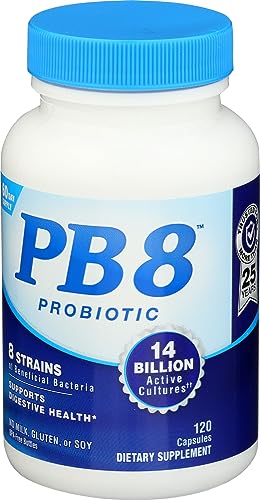 Nutrition Now PB8 Probiotiques - capsules-120, prise quotidienne pratique.