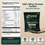 Nutrition On The Go sachets légers et faciles à transporter dans un sac de sport