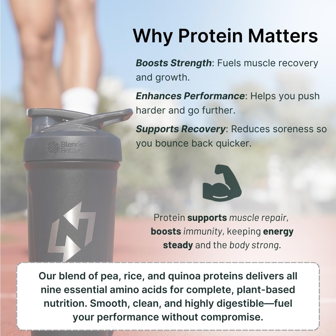Nutrition On The Go – boisson protéinée végétale prête à boire.