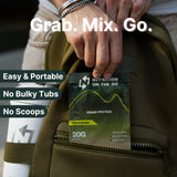 Nutrition On The Go – mélange protéine végétale facile à digérer et sans grumeaux.