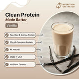 Nutrition On The Go – sachet sans tubes, élimine le rangement encombrant.