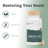 Nutritional Roots Maca – origine unique des Andes péruviennes, soutien à l'énergie et l'équilibre.