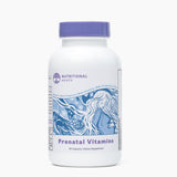 Nutritional Roots prénatal DHA : bouteille favorisant une nutrition complète pendant la grossesse.