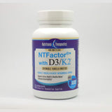 Nutritional Therapeutics D3/K2 vanille – bouteille pour énergie naturelle et soutien des os.