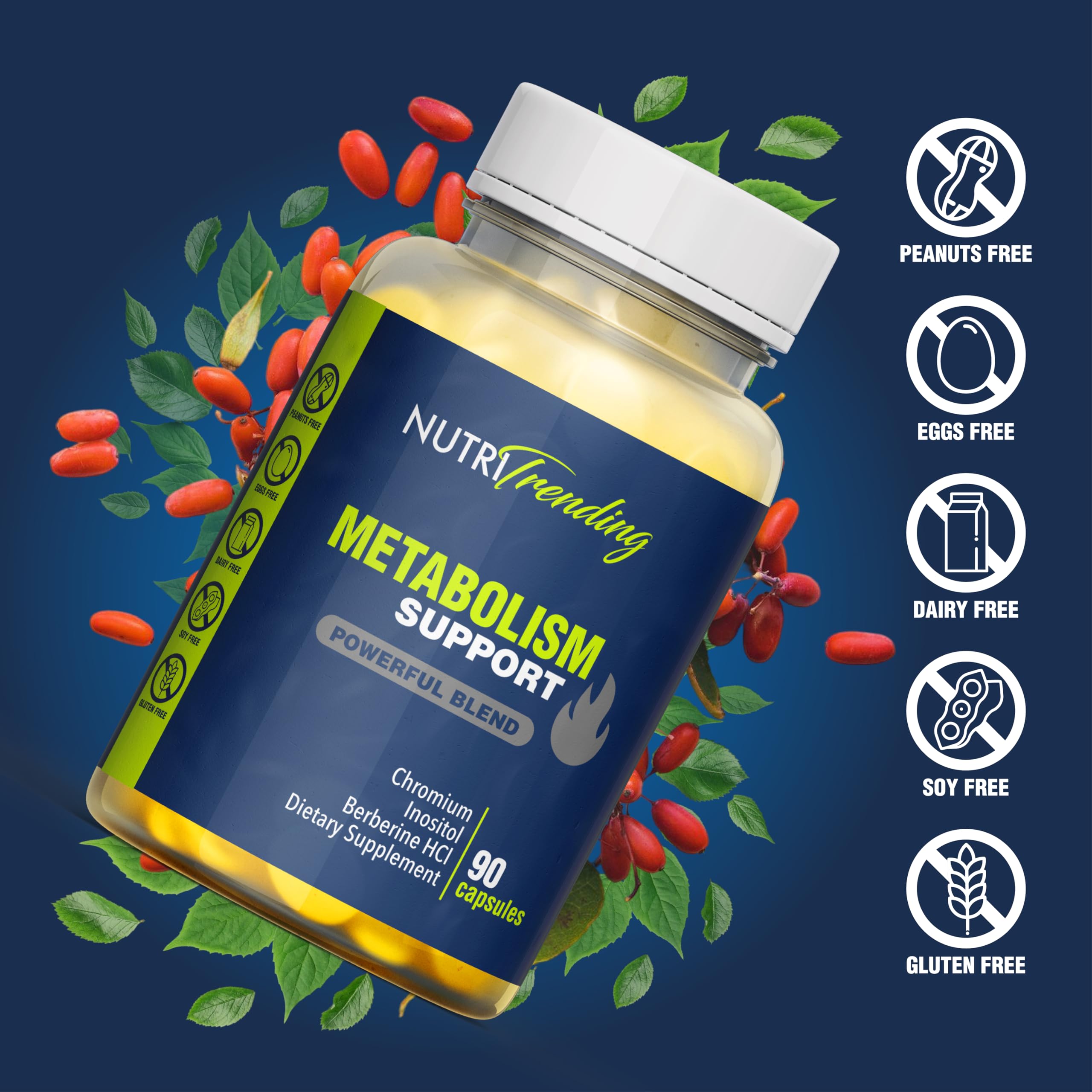 Nutritrending métabolisme-ingredients : actifs Chromium, Inositol et Berberine mis en avant.