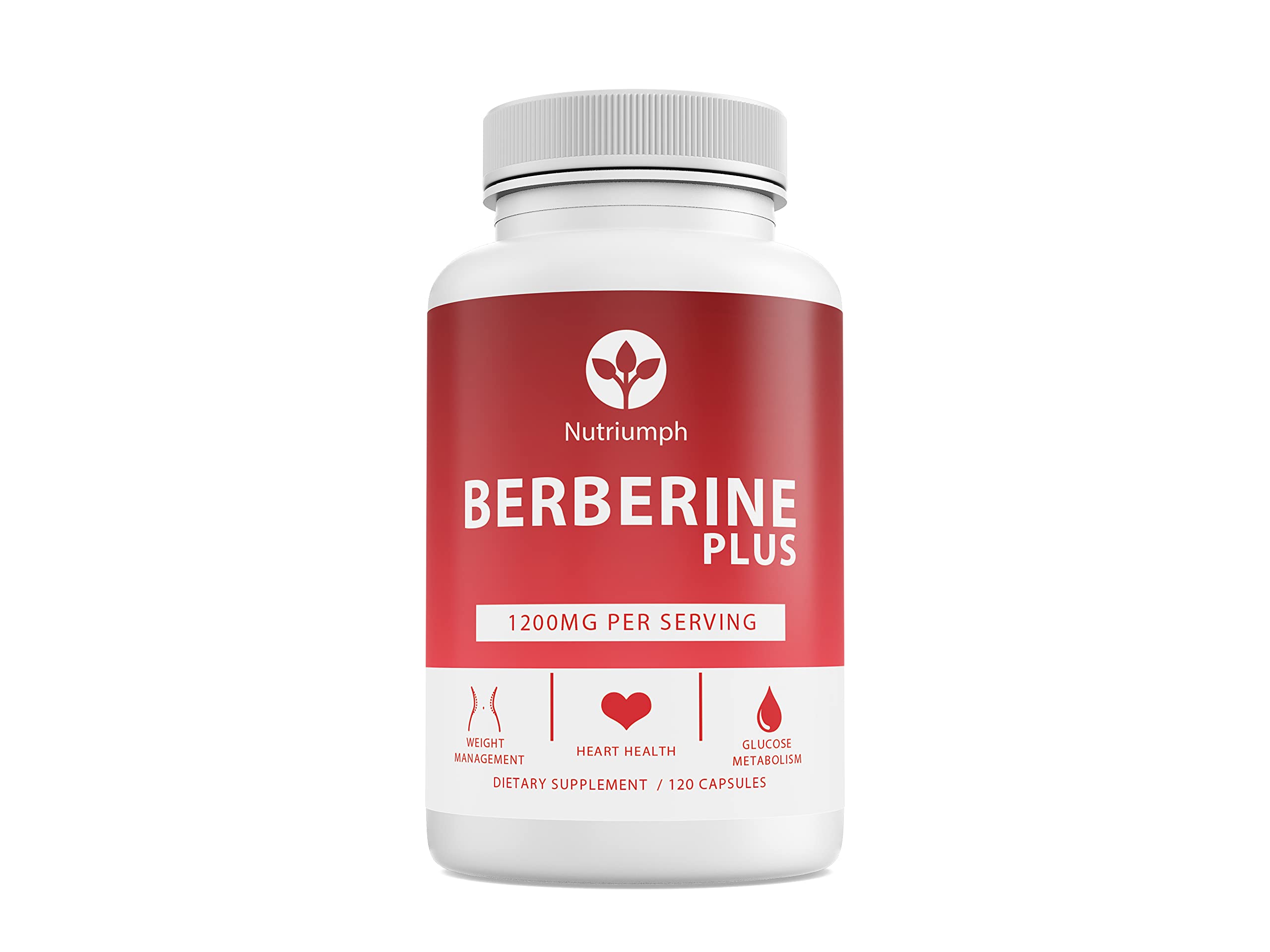 Nutriumph Berberine Plus – Bouteille illustration: soutien potentiel du métabolisme et énergie