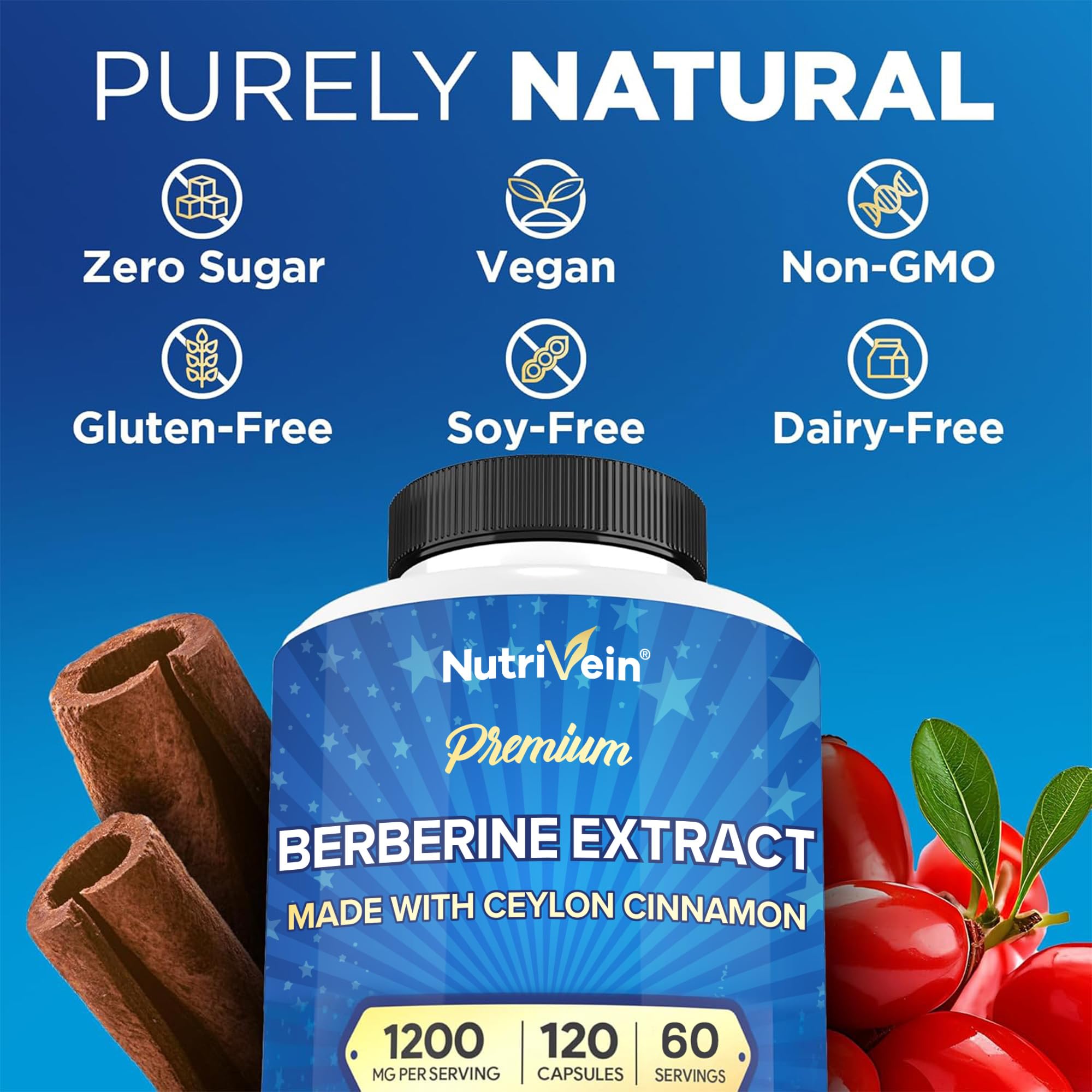 Nutrivein Berberine usage quotidien: facile à ajouter à votre journée.