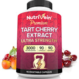 Capsules Nutrivein cerise aigre en boîte pour récupération après exercice.