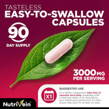 Nutrivein fabrication aux États-Unis avec ingrédients vegan.