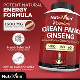 Routine matinale avec Nutrivein Ginseng Panax Rouge – énergie naturelle