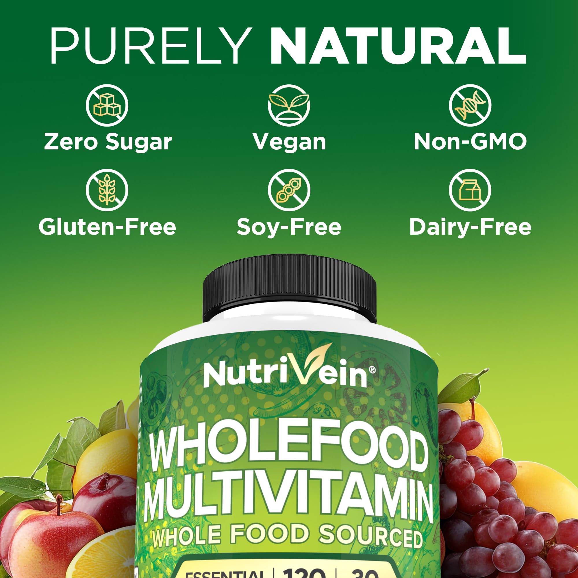 Nutrivein Multivitamines: soutien potentiel des defenses et du coeur grâce à une formule complète