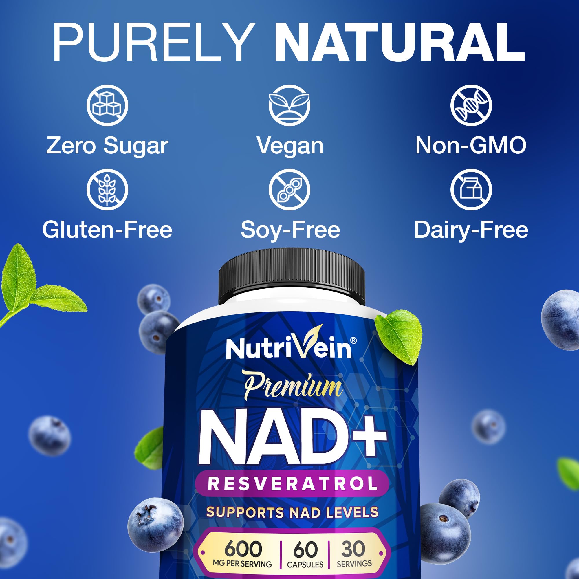 Nutrivein NAD Résveratrol – routine quotidienne recommandée pour le bien-être global.