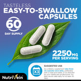 Fabriqué aux États-Unis dans un établissement certifié cGMP par Nutrivein.