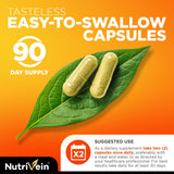 Nutrivein Liposomal Vitamin C, capsules – soutien immunitaire potentiel.