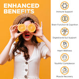 Nutrivein Liposomal Vitamin C, ingrédients vegan et sans OGM.