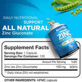 Nutrivein Zinc Gluconate 100 mg boîte: présentation pratique pour votre routine bien-être.