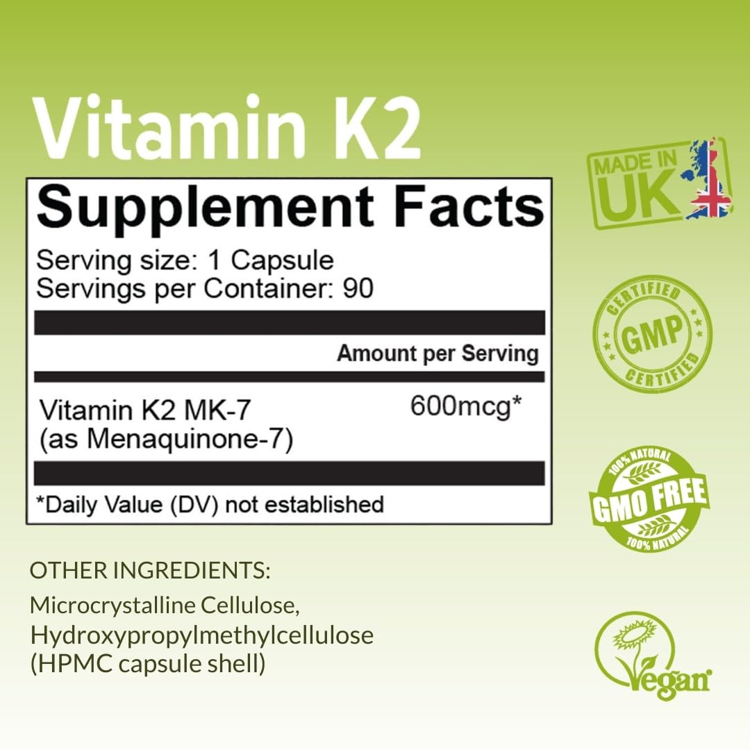 NutriZing K2 MK-7: forme compacte facilitant l ingestion journalière.