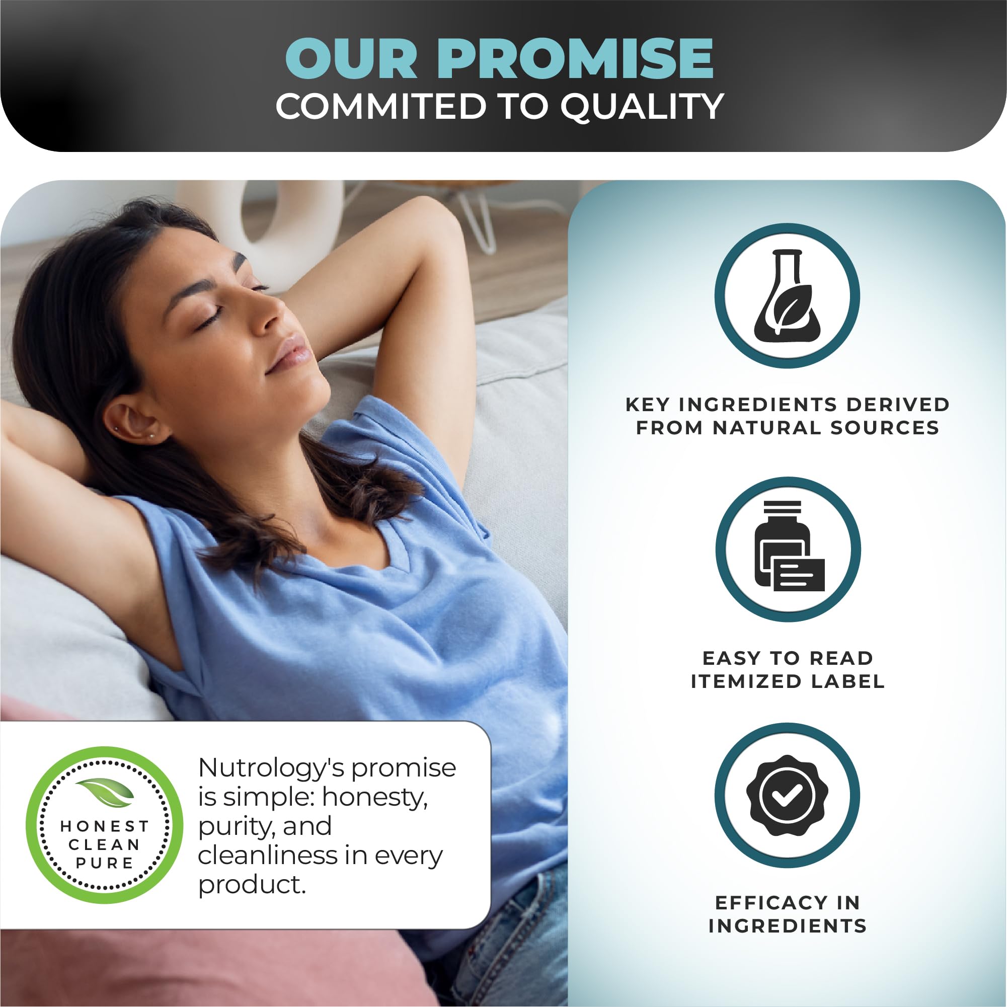 Nutrology Zen Restore utilisation nocturne: trois capsules avant le coucher pour récupération potentielle.