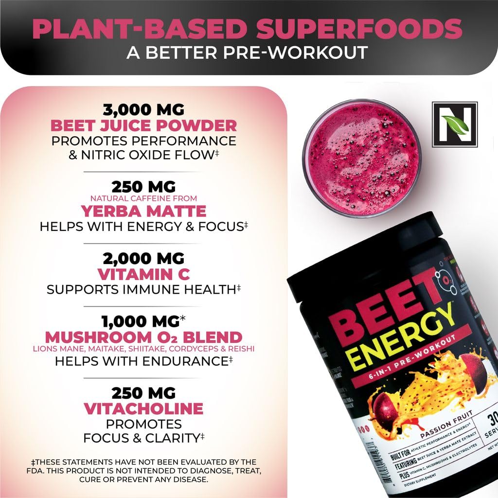 Nutrology Beet Energy O2 emballage du produit Nutrology