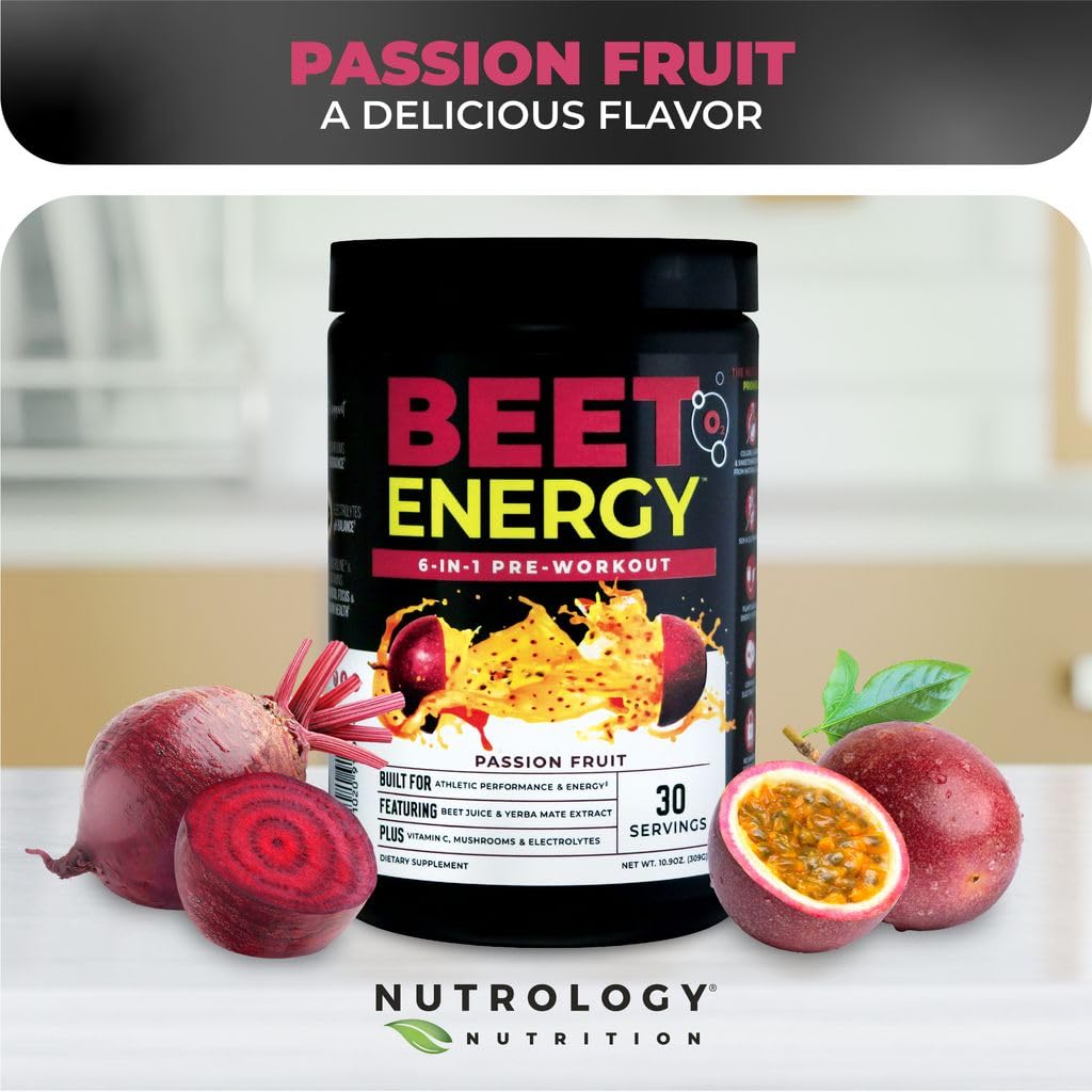 Nutrology Beet Energy O2 yerba mate pour énergie naturelle sans pic