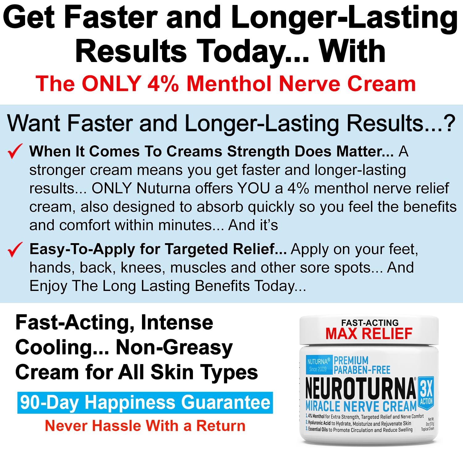 Nuturna Crème nerfs – soulagement ciblé pour jambes et articulations.