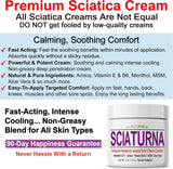 Nuturna Crème Sciatique, application sur mains et pieds pour soulager les douleurs quotidiennes.