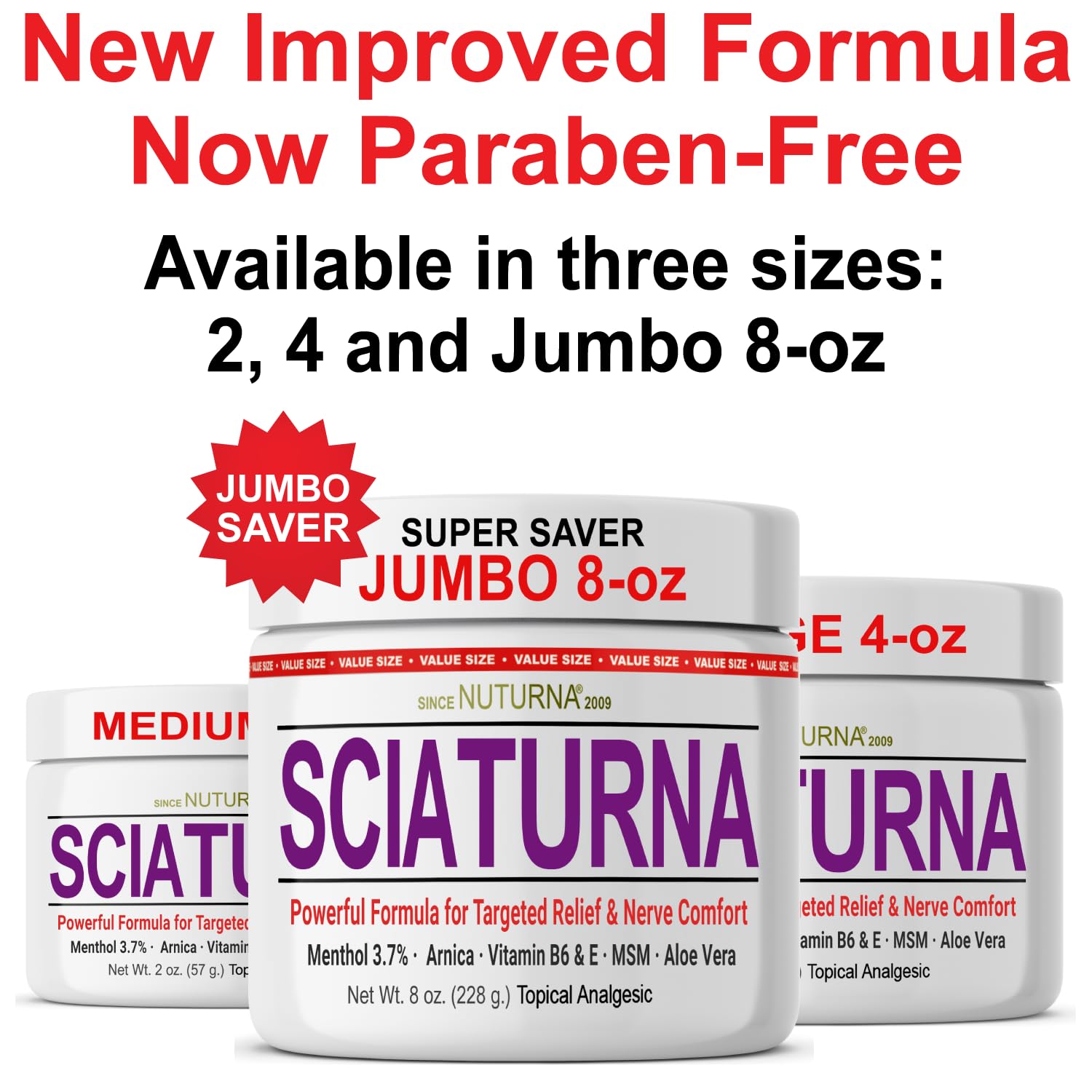 Nuturna Crème Sciatique, idéale pour une utilisation quotidienne lors de mouvements.