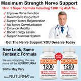 Nuturna Neuropathy : bouteille et étui visibles, formulée par des professionnels.