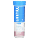 Nuun Active pastilles d'hydratation fraise citron qui se dissolvent facilement dans l'eau, pratique pour l'entraînement.