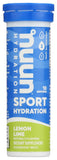 Nuun Active: tablettes citron vert se dissolvant dans l'eau pour une hydratation rapide pendant l'effort